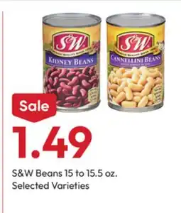 Stater Bros S & W Beans offer
