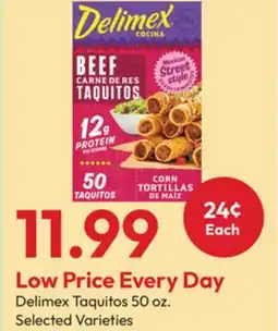 Stater Bros Delimex Taquitos offer