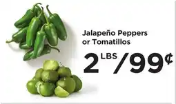 Food 4 Less Jalapeño Peppers or Tomatillos offer