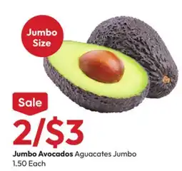 Stater Bros Jumbo Avocados offer