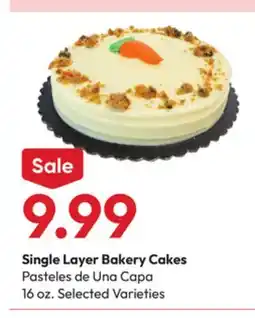 Stater Bros Single Layer Bakery Cakes offer