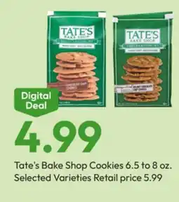 Stater Bros Tate's Bake Shop Cookies offer