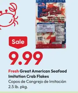 Stater Bros Great American Seafood Imitation Crab Flakes offer