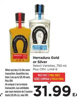 Food 4 Less Herradura Gold or Silver offer