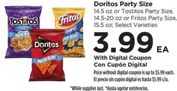 Food 4 Less Doritos Party Size offer