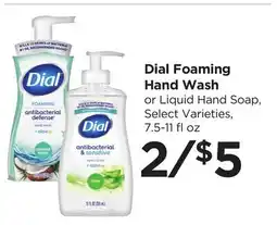 Food 4 Less Dial Foaming Hand Wash offer