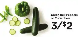 Food 4 Less Green Bell Peppers or Cucumbers offer