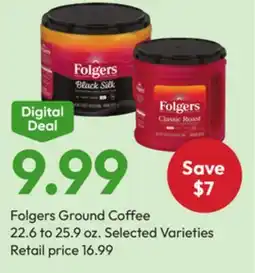 Stater Bros Folgers Ground Coffee offer