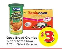 Food 4 Less Goya Bread Crumbs offer