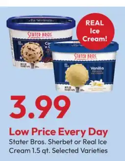Stater Bros Stater Bros. Sherbet or Real Ice Cream offer