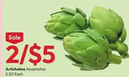 Stater Bros Artichokes offer
