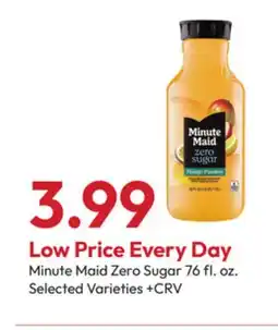 Stater Bros Minute Maid Zero Sugar offer