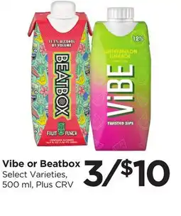 Food 4 Less Vibe or Beatbox offer