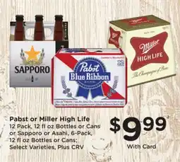 Ralphs Pabst or Miller High Life offer