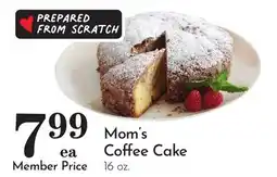 Pavilions Mom's Coffee Cake offer