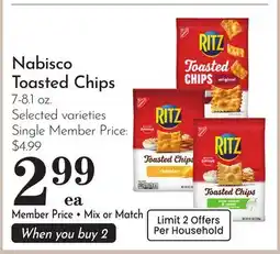 Pavilions Nabisco Toasted Chips offer