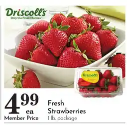 Pavilions Fresh Strawberries offer