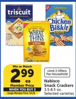 Albertsons Nabisco Snack Crackers offer
