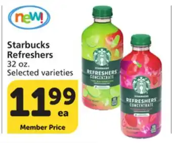 Albertsons Starbucks Refreshers offer