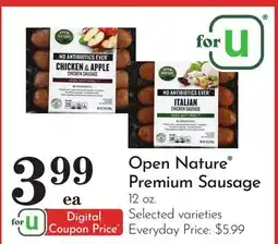 Pavilions Open Nature Premium Sausage offer