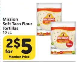Albertsons Mission Soft Taco Flour Tortillas offer