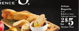 Pavilions Artisan Baguette offer