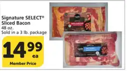 Albertsons Signature SELECT Sliced Bacon offer