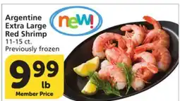 Albertsons Argentine Extra Large Red Shrimp offer