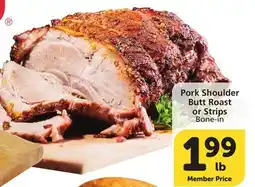 Albertsons Pork Shoulder Butt Roast or Strips offer