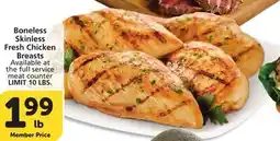 Albertsons Boneless Skinless Fresh Chicken Breasts offer