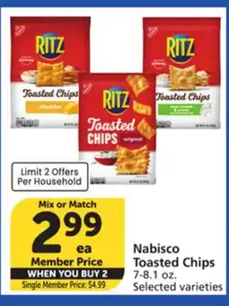 Albertsons Nabisco Toasted Chips offer