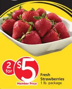 Albertsons Fresh Strawberries offer