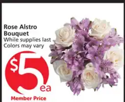 Albertsons Rose Alstro Bouquet offer