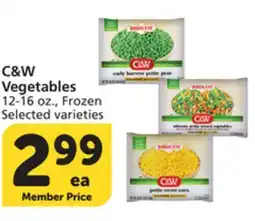 Albertsons C & W Vegetables offer