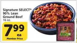 Albertsons Signature SELECT 90% Lean Ground Beef offer