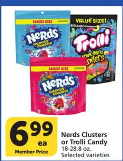 Albertsons Nerds Clusters or Trolli Candy offer