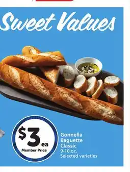Vons Gonnella Baguette Classic offer