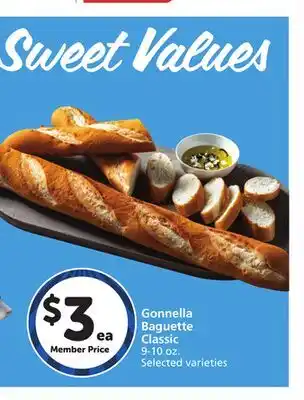 Vons Gonnella Baguette Classic offer