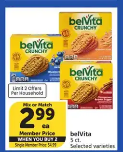 Vons belVita offer