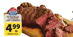 Vons Tri-Tip Roast offer