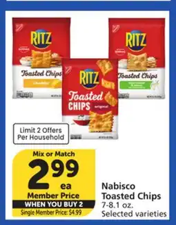 Vons Nabisco Toasted Chips offer