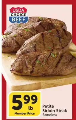 Vons Petite Sirloin Steak offer