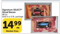 Vons Signature SELECT Sliced Bacon offer