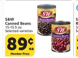 Vons S & W Canned Beans offer