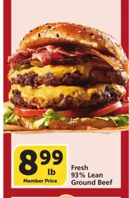Vons Fresh 93% Lean Ground Beef offer