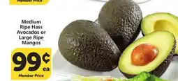 Vons Medium Ripe Hass Avocados or Large Ripe Mangos offer
