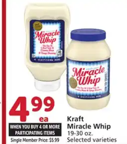 Vons Kraft Miracle Whip offer