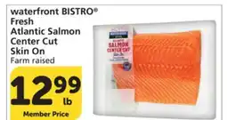 Vons Waterfront BISTRO Fresh Atlantic Salmon Center Cut Skin On offer