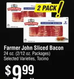Smart & Final Farmer John Sliced Bacon offer