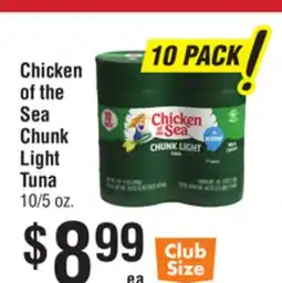 Smart & Final Chicken of the Sea Chunk Light Tuna offer